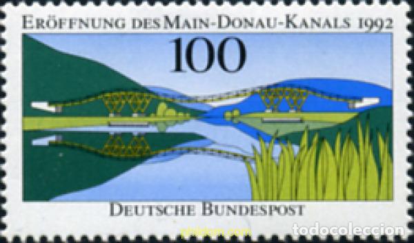 Stamps: 150349 MNH ALEMANIA FEDERAL 1992 INAUGURACION DEL CANAL MAIN-DANUBIO