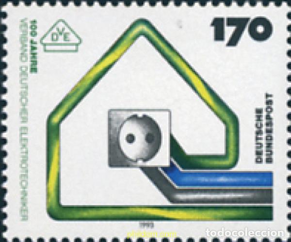Stamps: 150360 MNH ALEMANIA FEDERAL 1993 CENTENARIO DE LA FEDERACION ALEMANA DE ELECTROTECNICOS