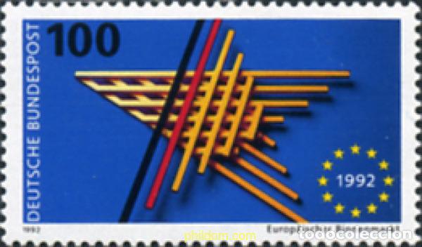 Stamps: 150356 MNH ALEMANIA FEDERAL 1992 MERCADO UNICO EUROPEO