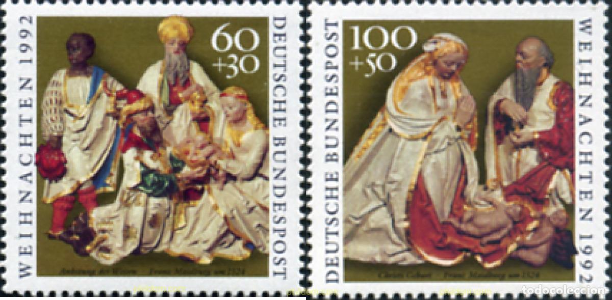 Stamps: 150354 MNH ALEMANIA FEDERAL 1992 NAVIDAD