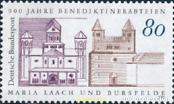 Timbres: 150368 MNH ALEMANIA FEDERAL 1993 900 ANIVERSARIO DE LAS ABADIAS BENEDICTINAS DE MARIA LAACH Y BURSF