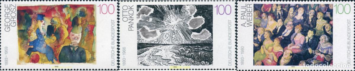 Stamps: 150364 MNH ALEMANIA FEDERAL 1993 PINTURA ALEMANA DEL SIGLO XX