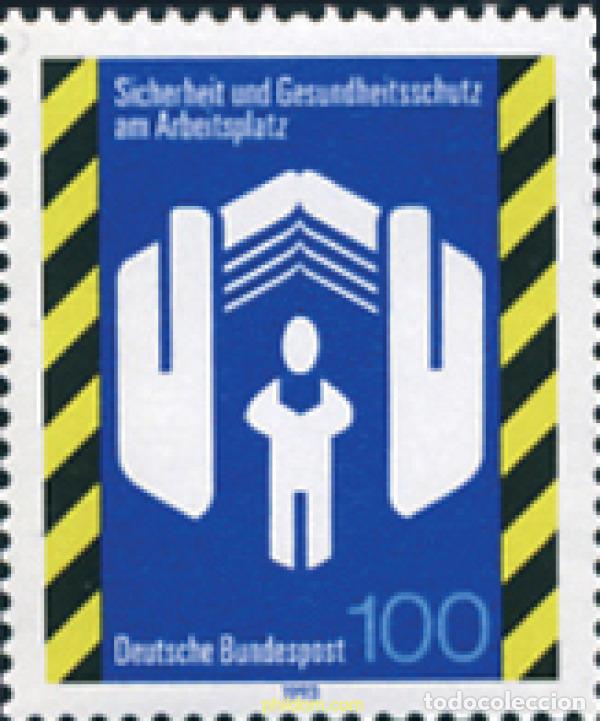 Stamps: 150361 MNH ALEMANIA FEDERAL 1993 A&Ntilde;O EUROPEO DE LA SEGURIDAD LABORAL