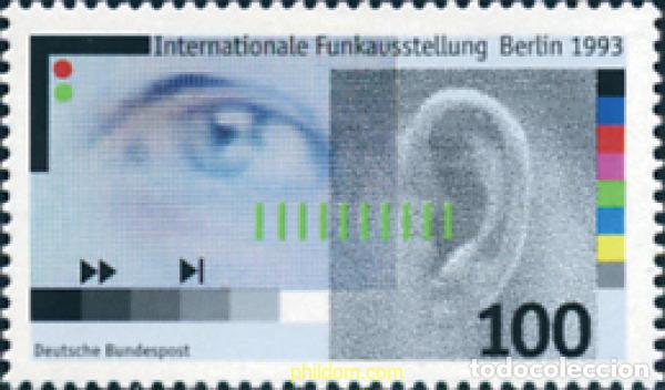 Stamps: 150380 MNH ALEMANIA FEDERAL 1993 SALON INTERNACIONAL DE LA RADIO EN BERLIN