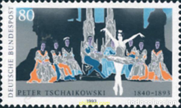 Timbres: 150387 MNH ALEMANIA FEDERAL 1993 CENTENARIO DE LA MUERTE DE P.I. TCHAIKOWSKI
