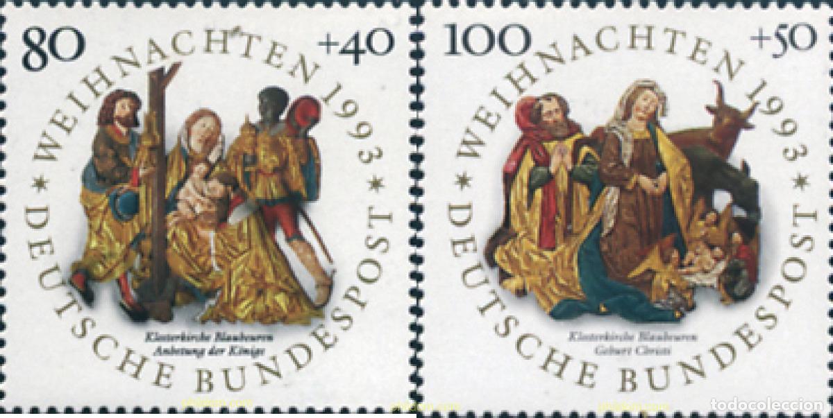 Sellos: 150392 MNH ALEMANIA FEDERAL 1993 NAVIDAD