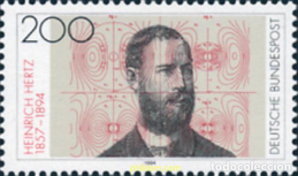 Sellos: 150394 MNH ALEMANIA FEDERAL 1994 CENTENARIO DE LA MUERTE DE HEINRICH HERTZ