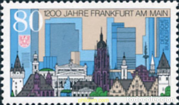 Sellos: 150396 MNH ALEMANIA FEDERAL 1994 1200 ANIVERSARIO DE LA CIUDAD DE FRANKURT