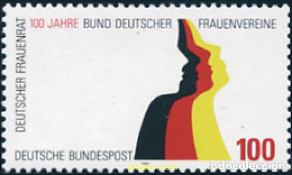 Sellos: 150398 MNH ALEMANIA FEDERAL 1994 CENTENARIO DE LAS ASOCIACIONES DE MUJERES ALEMANAS