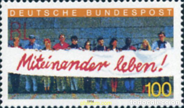 Sellos: 150400 MNH ALEMANIA FEDERAL 1994 EXTRANJEROS EN ALEMANIA