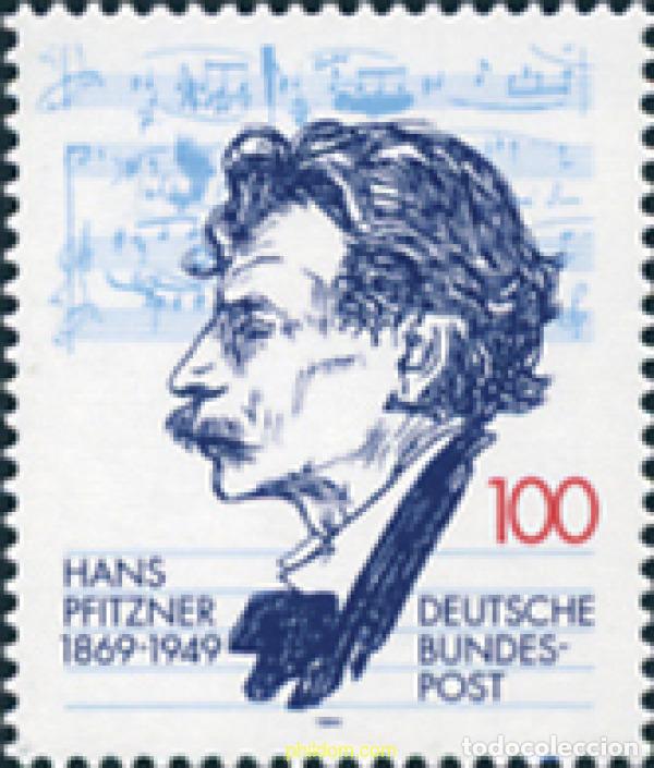 Sellos: 150402 MNH ALEMANIA FEDERAL 1994 125 ANIVERSARIO DEL NACIMIENTO DE HANS PFITZNER