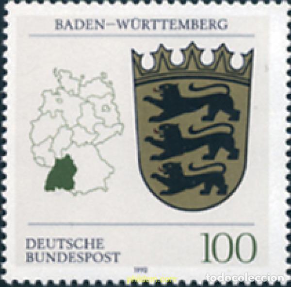Sellos: 620165 MNH ALEMANIA FEDERAL 1992 ESCUDOS