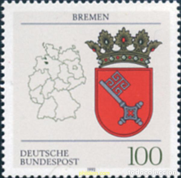 Sellos: 620167 MNH ALEMANIA FEDERAL 1992 ESCUDOS