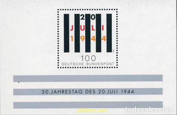 Sellos: 146834 MNH ALEMANIA FEDERAL 1994 50 ANIVERSARIO DEL ATENTADO DEL 20 DE JULIO DE 1944