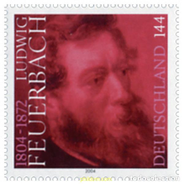 Sellos: 146229 MNH ALEMANIA FEDERAL 2004 200 ANIVERSARIO DEL NACIMIENTO DE LUDWIG FEUERBACH