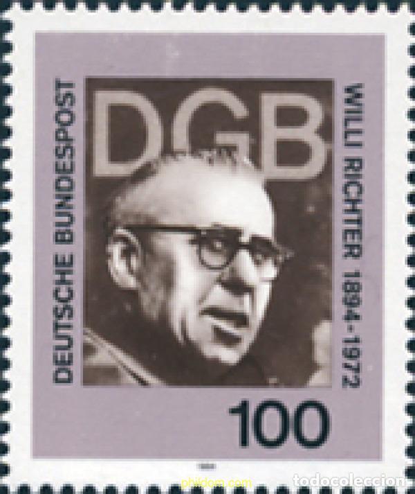 Timbres: 150412 MNH ALEMANIA FEDERAL 1994 CENTENARIO DEL NACIMIENTO DE WILLI RICHTER
