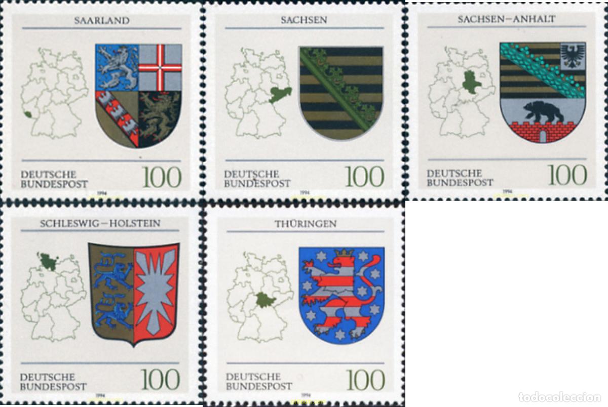Sellos: 150395 MNH ALEMANIA FEDERAL 1994 ESCUDOS