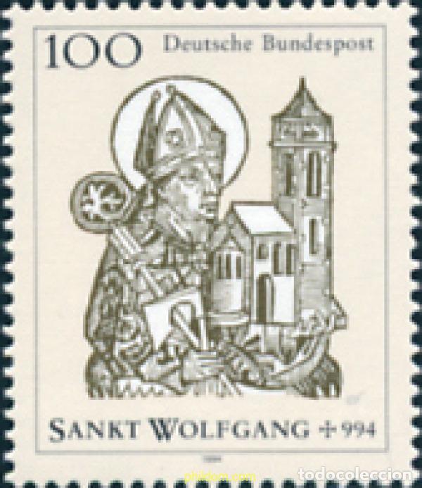Sellos: 146309 MNH ALEMANIA FEDERAL 1994 MILENARIO DE LA MUERTE DE SAN WOLFGANG