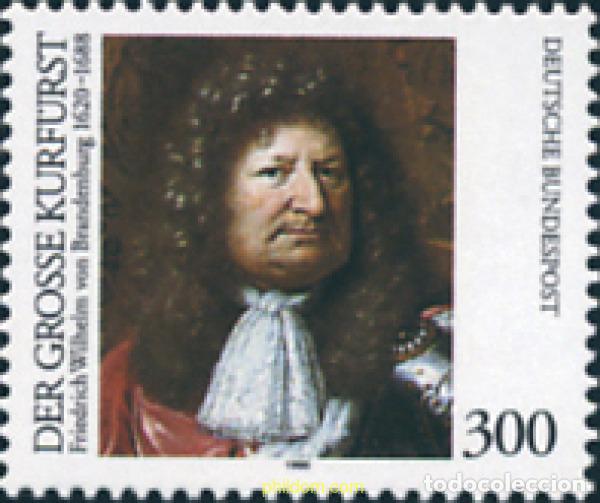 Sellos: 146336 MNH ALEMANIA FEDERAL 1995 375 ANIVERSARIO DEL NACIMIENTO DE FRIEDRICH WILHELM VON BRANDENBUR