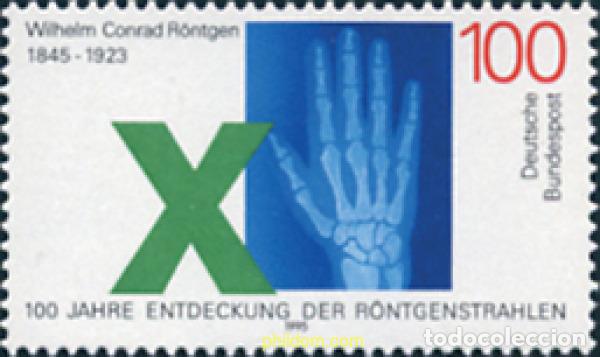 Sellos: 146344 MNH ALEMANIA FEDERAL 1995 CENTENARIO DEL DESCUBRIMIENTO DE LOS RAYOS X