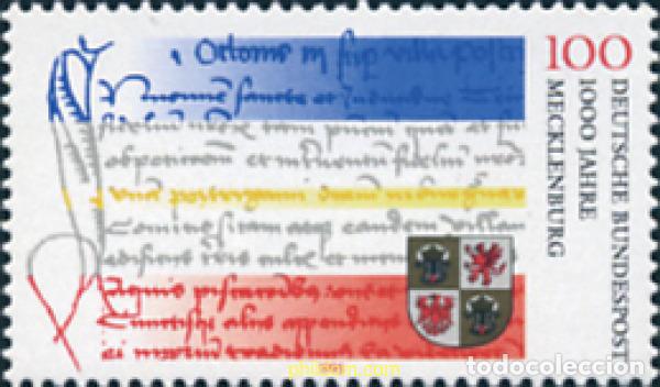 Sellos: 146335 MNH ALEMANIA FEDERAL 1995 MILENARIO DE MECKLENBURG