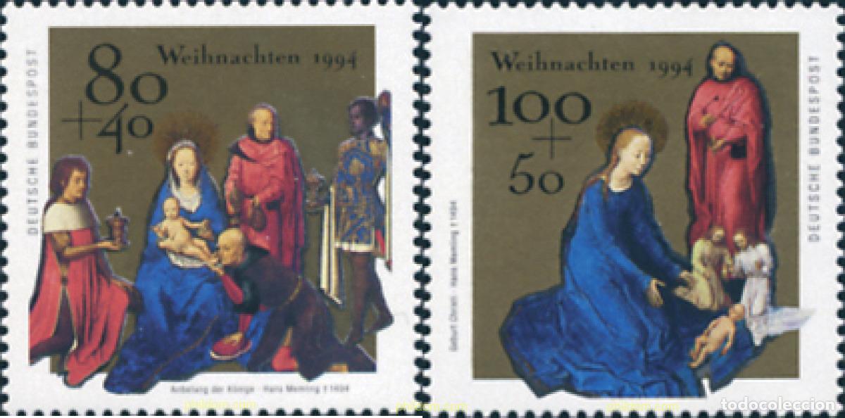 Sellos: 146319 MNH ALEMANIA FEDERAL 1994 NAVIDAD