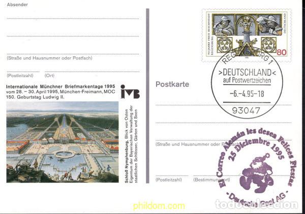 Sellos: 676976 MNH ALEMANIA FEDERAL 1995 750 ANIVERSARIO DE LA CIUDAD LIBRE IMPERIAL DE REGENSBURG