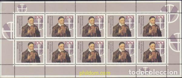 Sellos: 146383 MNH ALEMANIA FEDERAL 1995 150 ANIVERSARIO DE LA CONFERENCIA SAN VICENTE DE PAUL EN ALEMANIA