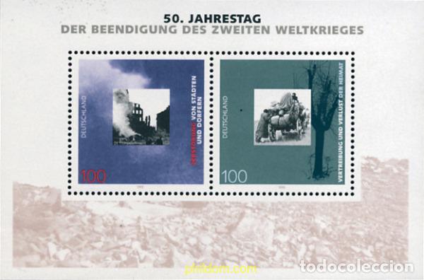 Sellos: 146398 MNH ALEMANIA FEDERAL 1995 50 ANIVERSARIO DEL FIN DE LA SEGUNDA GUERRA MUNDIAL