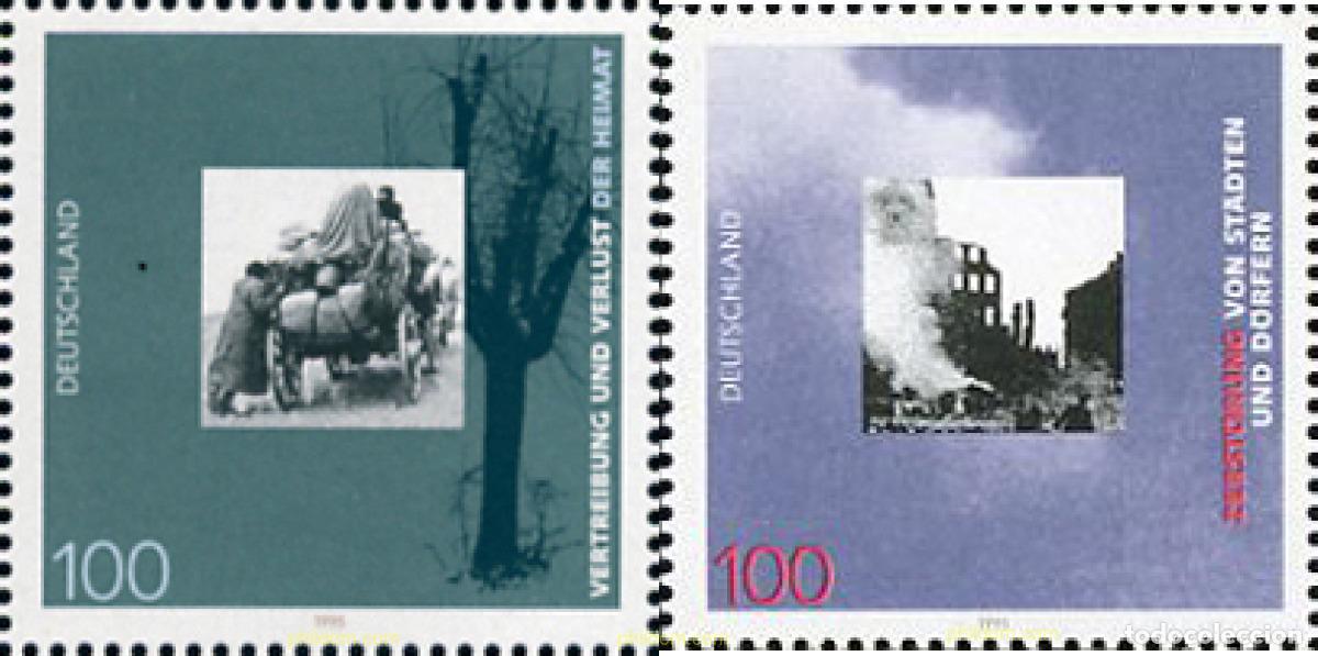 Sellos: 146399 MNH ALEMANIA FEDERAL 1995 50 ANIVERSARIO DEL FIN DE LA SEGUNDA GUERRA MUNDIAL