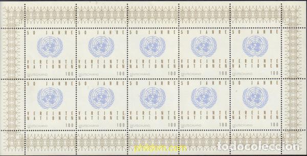 Sellos: 146425 MNH ALEMANIA FEDERAL 1995 50 ANIVERSARIO DE LA ONU