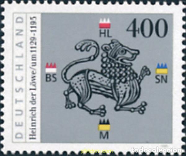 Sellos: 146434 MNH ALEMANIA FEDERAL 1995 800 ANIVERSARIO DE LA MUERTE DEL DUQUE ENRIQUE EL LEON