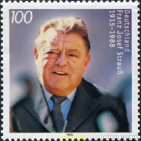 Timbres: 146448 MNH ALEMANIA FEDERAL 1995 80 ANIVERSARIO DEL NACIMIENTO DEL POLITICO FRANZ JOSEF STRAUSS