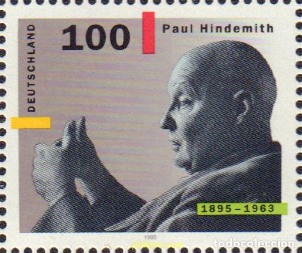 Timbres: 146456 MNH ALEMANIA FEDERAL 1995 CENTENARIO DEL NACIMIENTO DE PAUL HINDEMITH