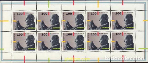 Timbres: 146457 MNH ALEMANIA FEDERAL 1995 CENTENARIO DEL NACIMIENTO DE PAUL HINDEMITH