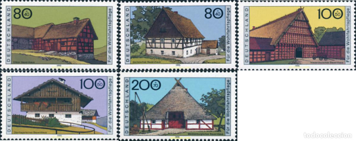 Selos: 146452 MNH ALEMANIA FEDERAL 1995 CASAS TRADICIONALES