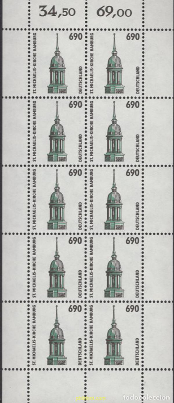 Selos: 146531 MNH ALEMANIA FEDERAL 1996 LUGARES HISTORICOS