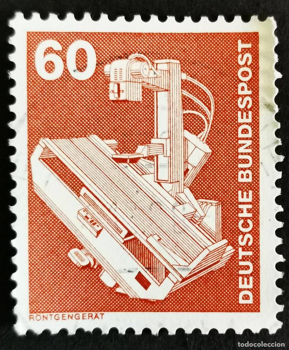 Selos: Sello Alemania R. Federal 1978, industria y tecnolog&iacute;a: Aparato de rayos X, 60 Pf. Michel: DE 990