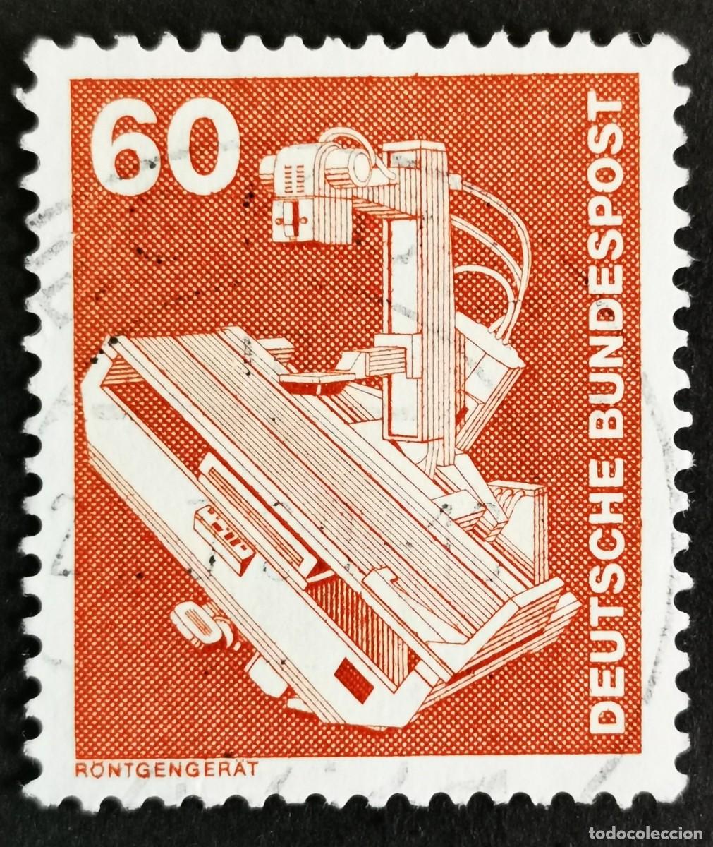 Sellos: Sello Alemania R. Federal 1978, industria y tecnolog&iacute;a: Aparato de rayos X, 60 Pf. Michel: DE 990