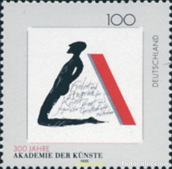 Sellos: 146534 MNH ALEMANIA FEDERAL 1996 3 CENTENARIO DE LA ACADEMIA DE BELLAS ARTES DE BERLIN