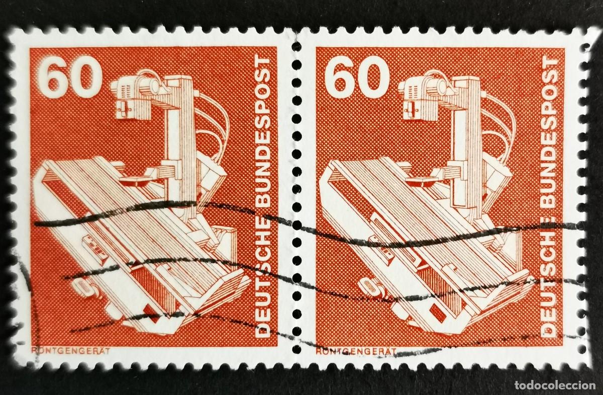 Sellos: Sello Alemania R. Federal 1978, industria y tecnolog&iacute;a: Aparato de rayos X, 60 Pf. Michel: DE 990