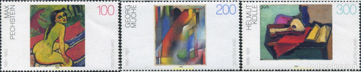 Sellos: 146514 MNH ALEMANIA FEDERAL 1996 PINTURA ALEMANA DEL SIGLO XX