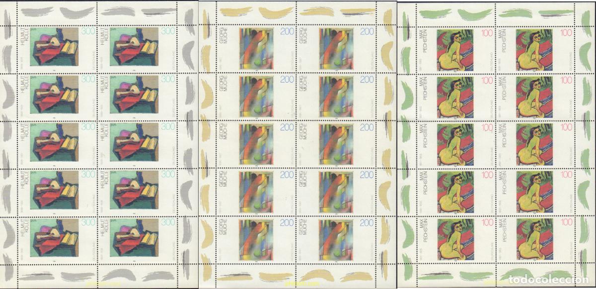 Sellos: 146515 MNH ALEMANIA FEDERAL 1996 PINTURA ALEMANA DEL SIGLO XX