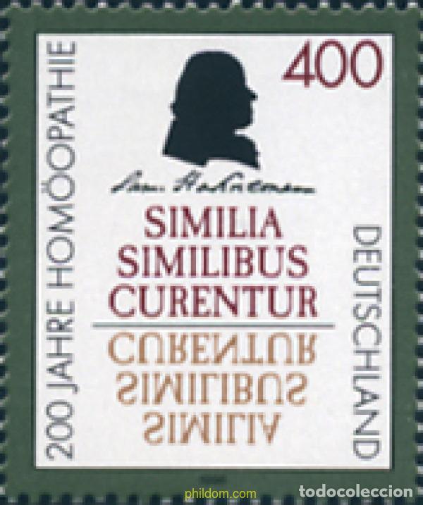 Sellos: 146556 MNH ALEMANIA FEDERAL 1996 200 ANIVERSARIO DE LA HOMEOPATIA