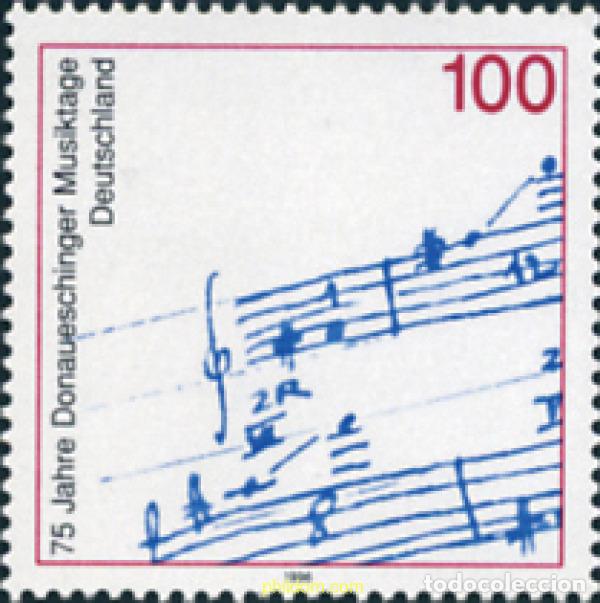 Sellos: 146566 MNH ALEMANIA FEDERAL 1996 75 ANIVERSARIO DEL FESTIVAL DE MUSICA DE DONAUESCHINGEN