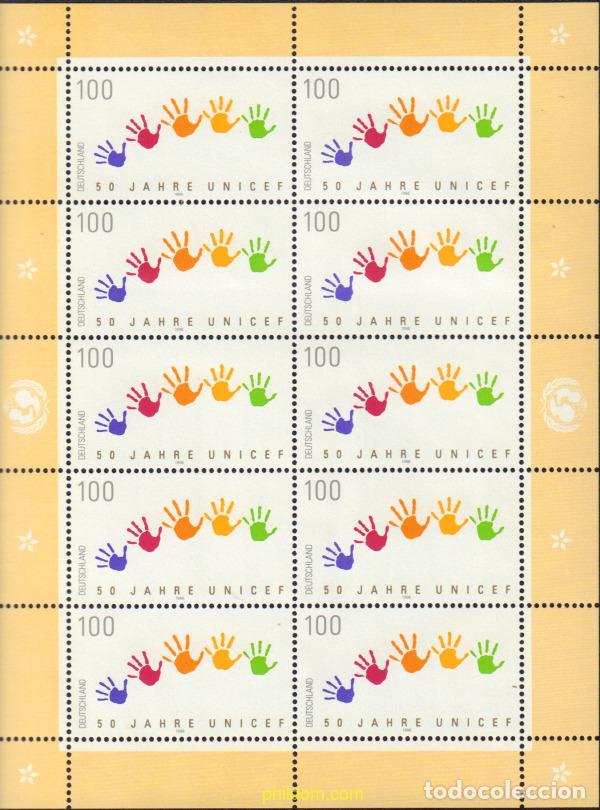 Sellos: 146539 MNH ALEMANIA FEDERAL 1996 50 ANIVERSARIO DE LA UNICEF