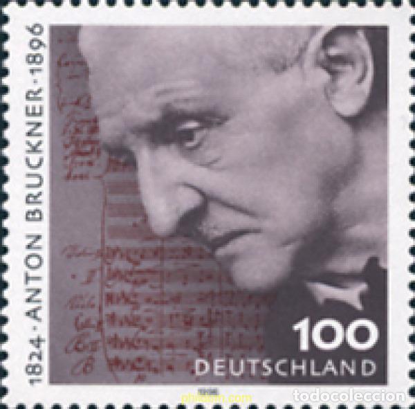 Sellos: 146564 MNH ALEMANIA FEDERAL 1996 CENTENARIO DE LA MUERTE DE ANTON BRUCKNER