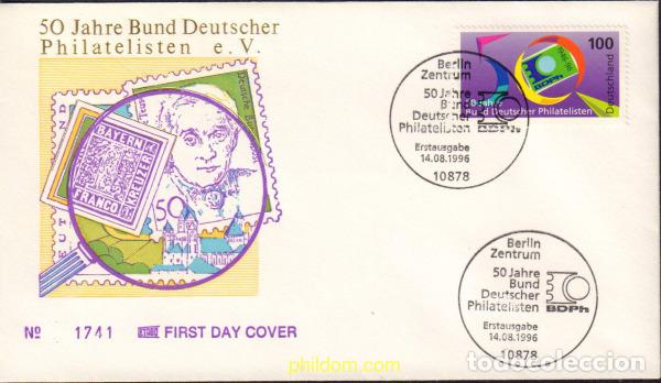 Sellos: 448076 MNH ALEMANIA FEDERAL 1996 DIA DEL SELLO