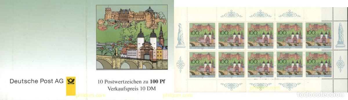 Sellos: 158172 MNH ALEMANIA FEDERAL 1996 800 ANIVERSARIO DE LA CIUDAD DE HEIDELBERG