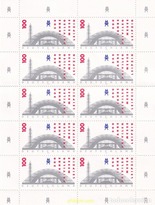 Sellos: 146606 MNH ALEMANIA FEDERAL 1997 500 ANIVERSARIO DE LA FERIA DE LEIPZIG